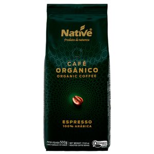 Café Orgânico Torrado em Grãos Native 500g