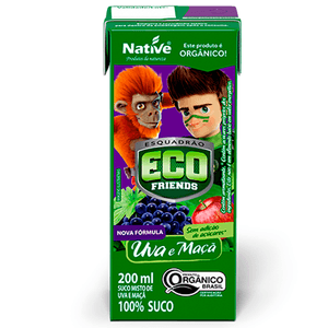 Suco Misto de Uva e Maçã Orgânico Native 200ml