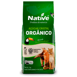 Açúcar Cristal Orgânico Native 1Kg