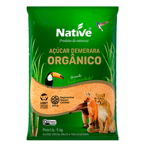 Açúcar Demerara Orgânico Native 5kg
