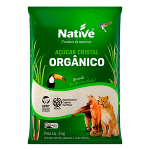 Açúcar Cristal Orgânico Native 5Kg