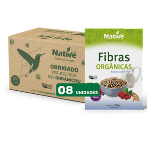 Fibras Orgânicas Native - Caixa com 8 unidades de 300gr