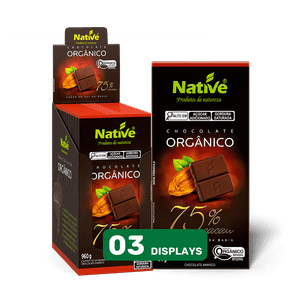 CHOCOLATE ORG NATIVE 75%-3X12X80G