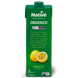 Néctar de Maracujá Orgânico Native 1L