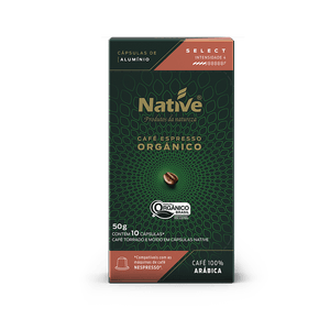 Café Orgânico Espresso em Cápsulas – Select – 10x5g