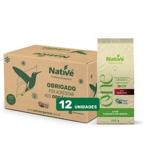 Café Torrado em Grãos Orgânico Especial Alta Mogiana Caixa com 12X250G
